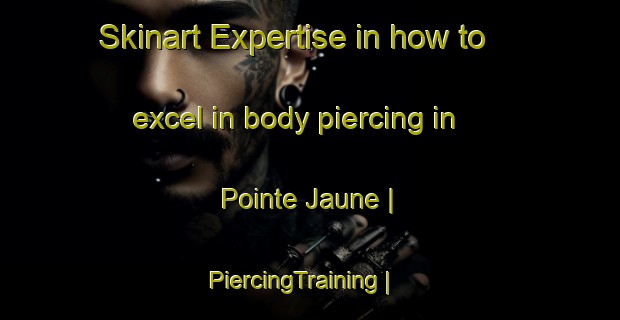 Skinart Expertise in how to excel in body piercing in Pointe Jaune | PiercingTraining | PiercingClasses | SkinartTraining-Canada